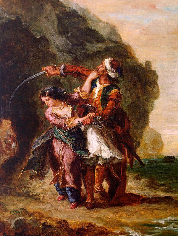 The Bride of Abydos, Eugene Delacroix